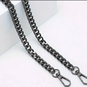 6644-Bag Chain - Black Finish - 40"